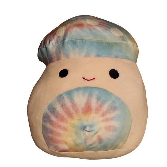 Squishmallows Tie Dye Kervena the Mushroom - 14 inch - Picture 1 of 5